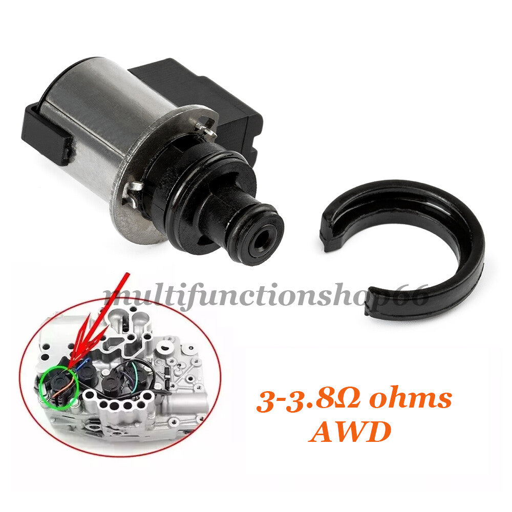 4PCS Torque Converter AWD Control & Lock-Up Solenoid for Subaru CVT TR580 TR690