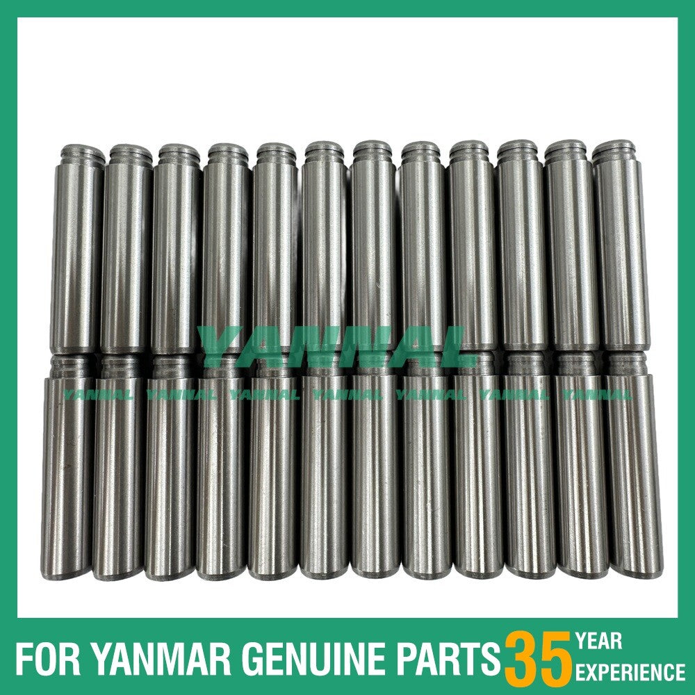 6D140 engine parts (24 pieces): valve guide rails