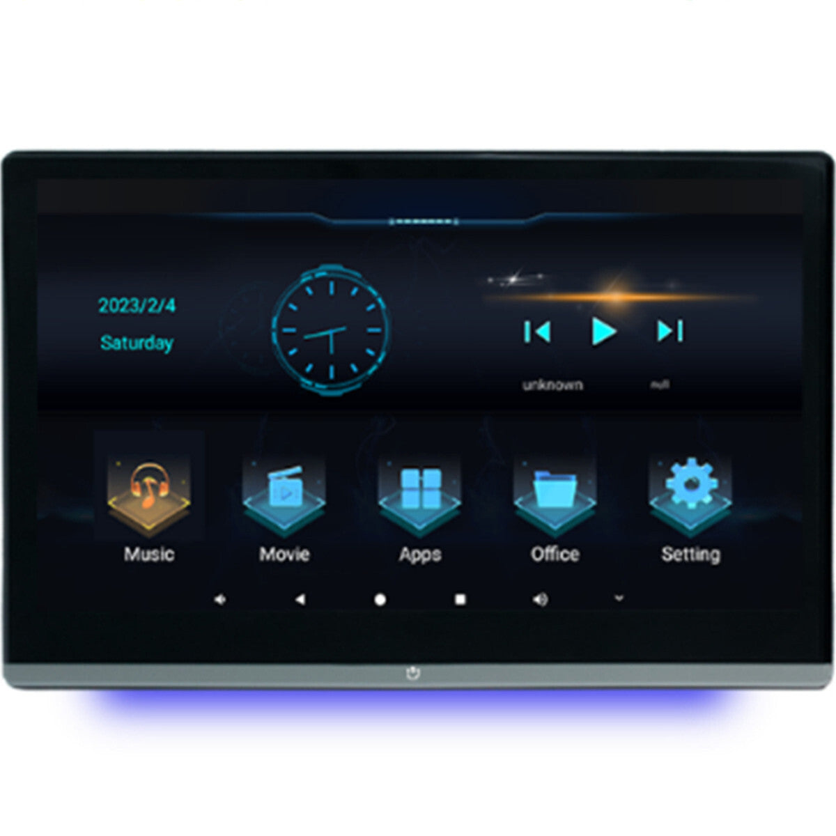 13.3-inch HD Touchscreen Car Headrest Player Rear for Seat Monitor WIFI FM Mirror Link - n