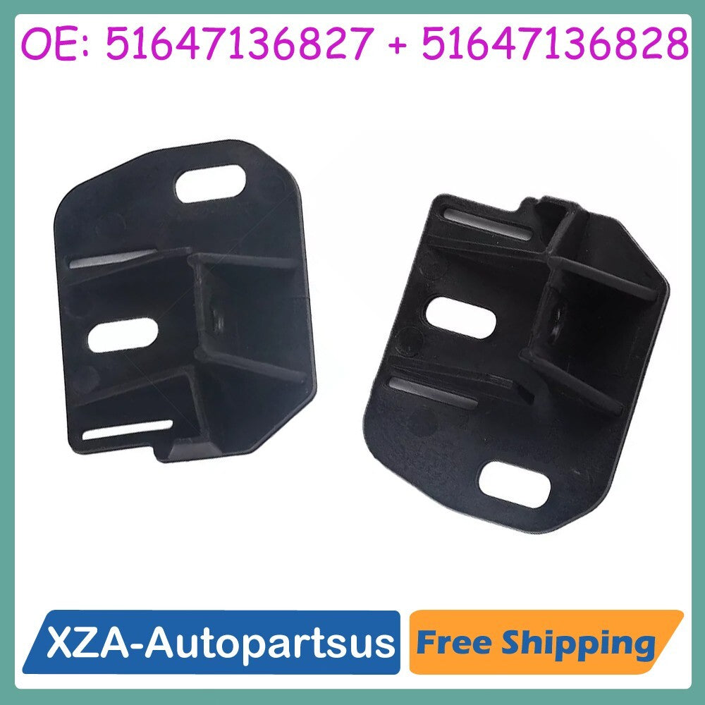 Pair L+R Headlight Support Bracket Black for BMW E90 E91 328i 335i 330i New