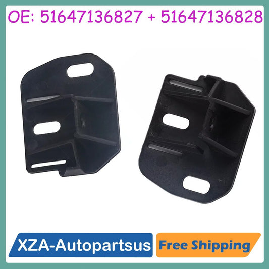 Pair L+R Headlight Support Bracket Black for BMW E90 E91 328i 335i 330i New