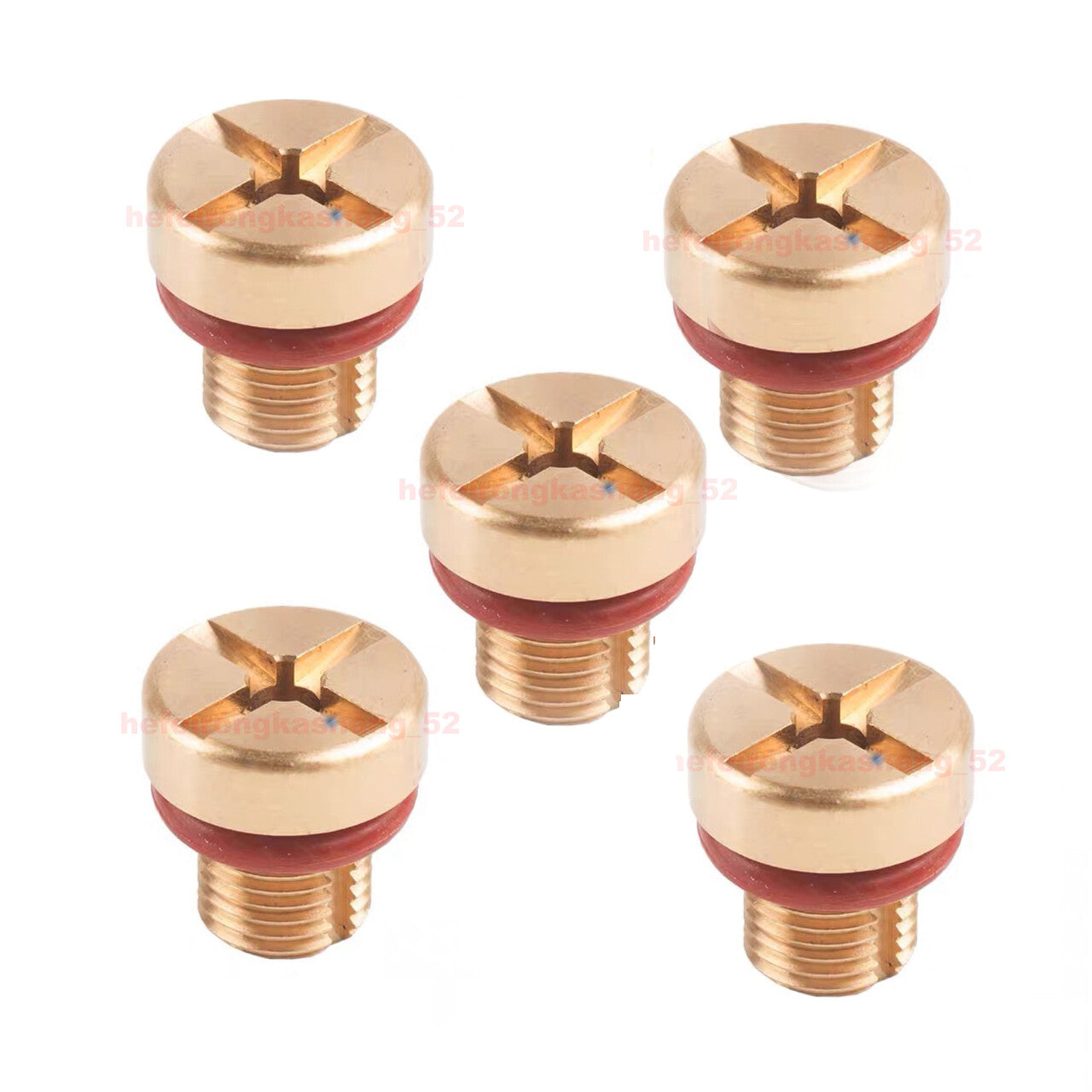 5pcs Radiator Coolant Expansion Tank Bleeding Screw 11537793373 for E90 E93 F10- v