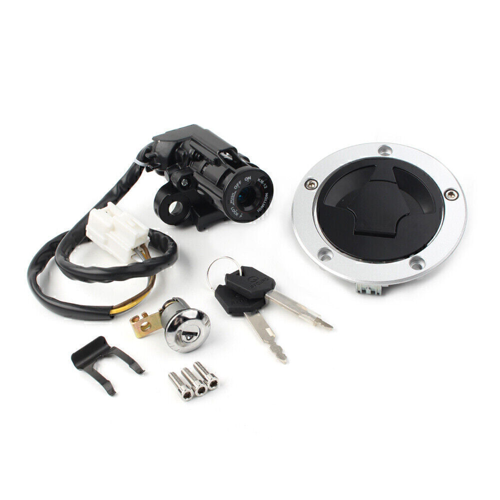 for Kawasaki Z1000 Z 1000 10-16 1x Fuel Gas Cap Ignition Switch for Seat Lock Keys Q