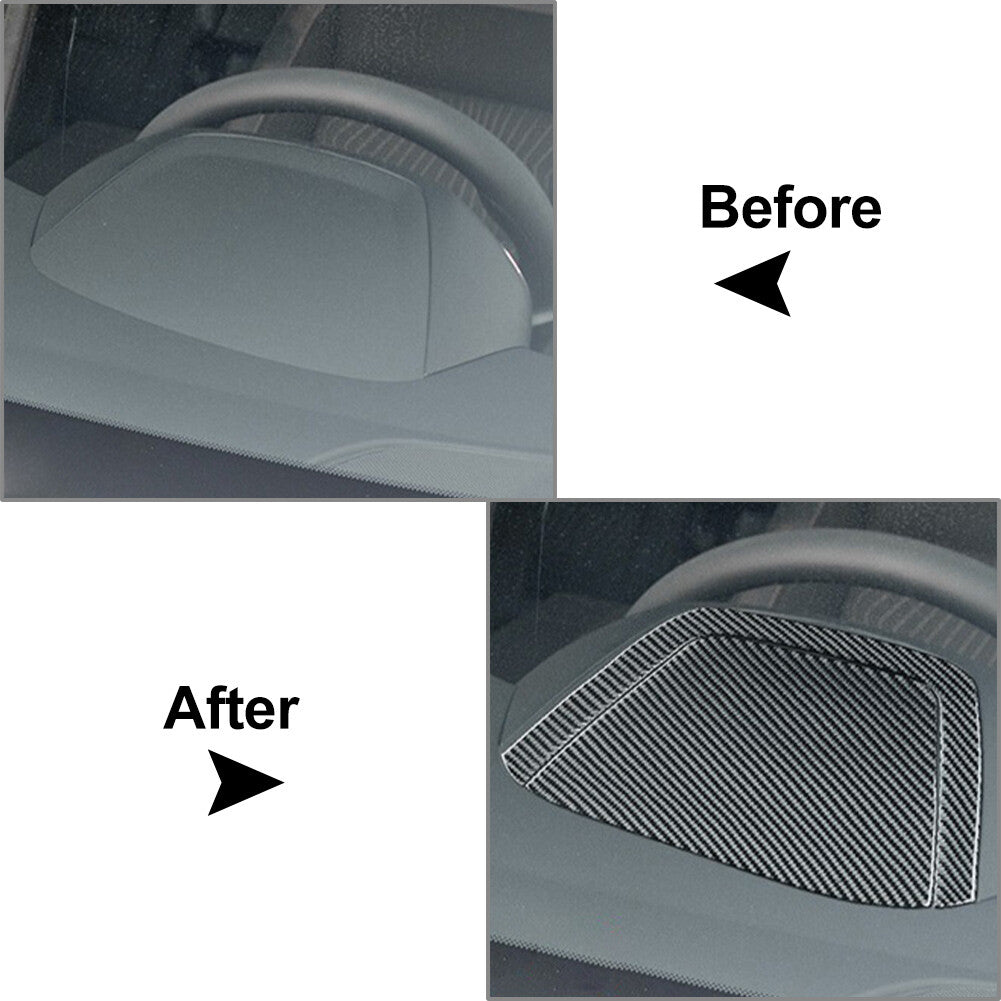 for Chevrolet Equinox 2018-2021 2x Center Console Dashboard Panel Cover Trim