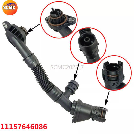 Crankcase Vent Hoses for BMW 550i 550iX 650i 705i for ALPINA B7X 11157646086 4.4L