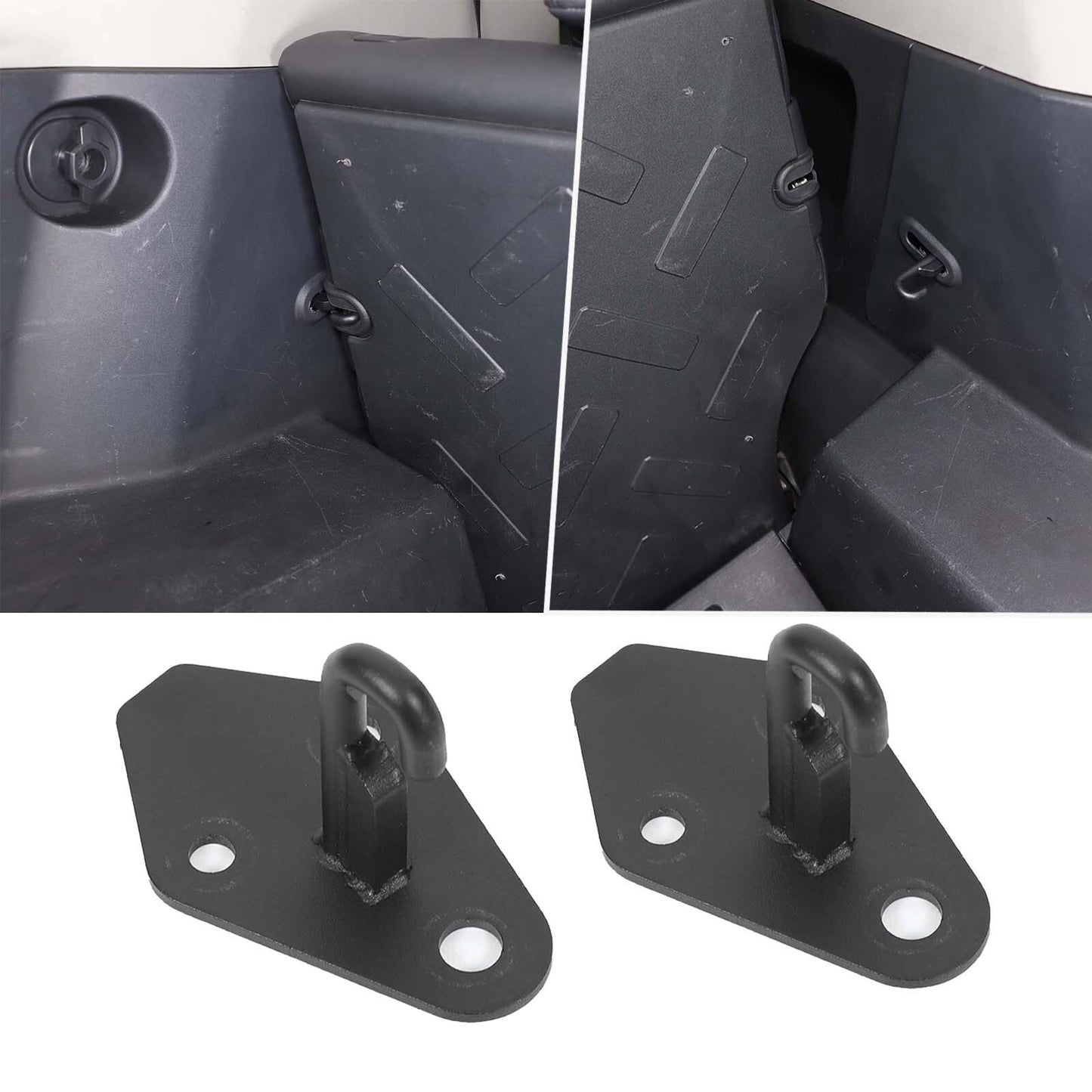 Rear for seat backrest adjustment bracket suitable for FJ Cruiser 2007-14, carbon steel. n
