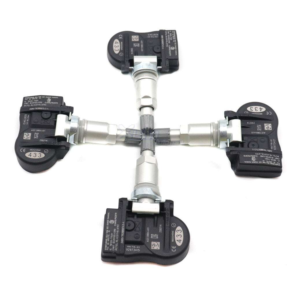 4-pack TPMS for Dodge Durango SRT 18-20 Tire Pressure Monitoring Sensor 68252495AC- v