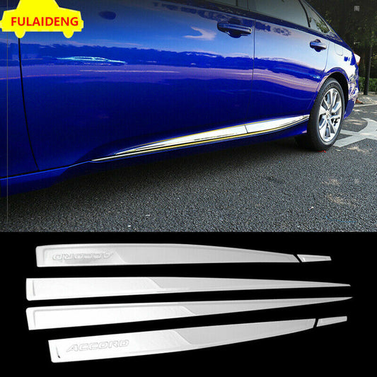for Honda 10th Accord Sedan 2018-2021 Chrome Side Door Body Molding Cover Trim