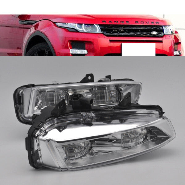 2x White LED Daytime Day Fog Light DRL for Range Rover Evoque 2012-2015 L538 v