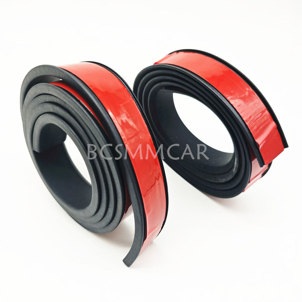 Car Wheel Fender Extension Rubber Trim Flare Protector Guard Anti Scratch 2pcs