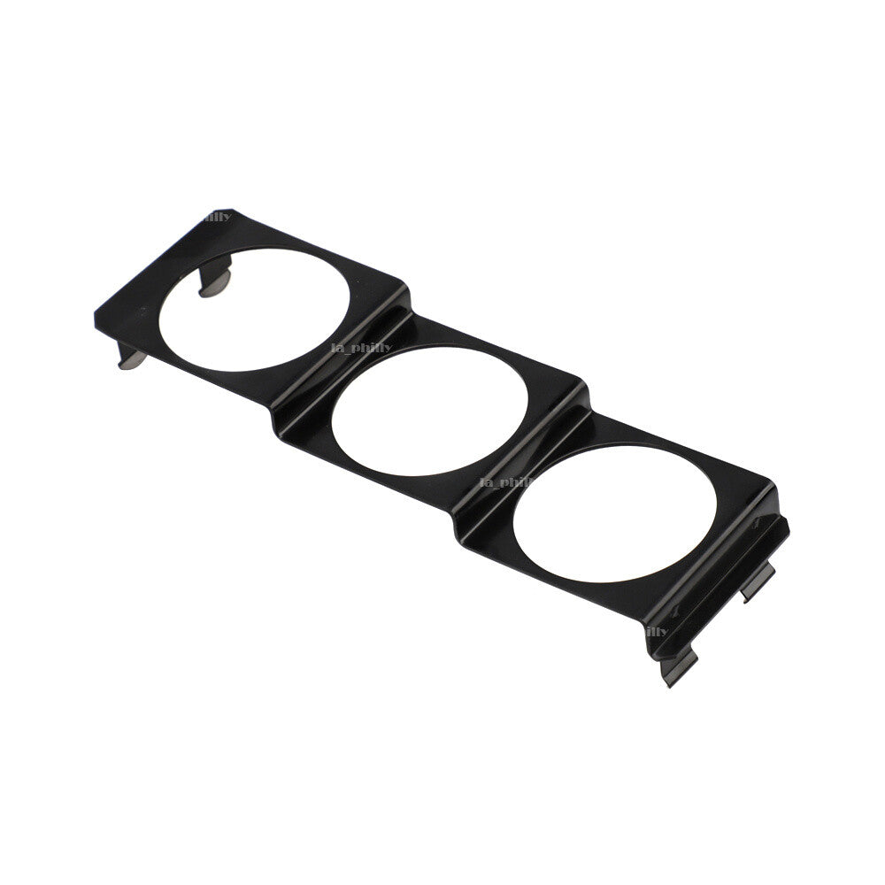 Black 252 Triple Gauge Universal 52mm Meter Pod Radio Din Gauge Panel 3 Holes Q