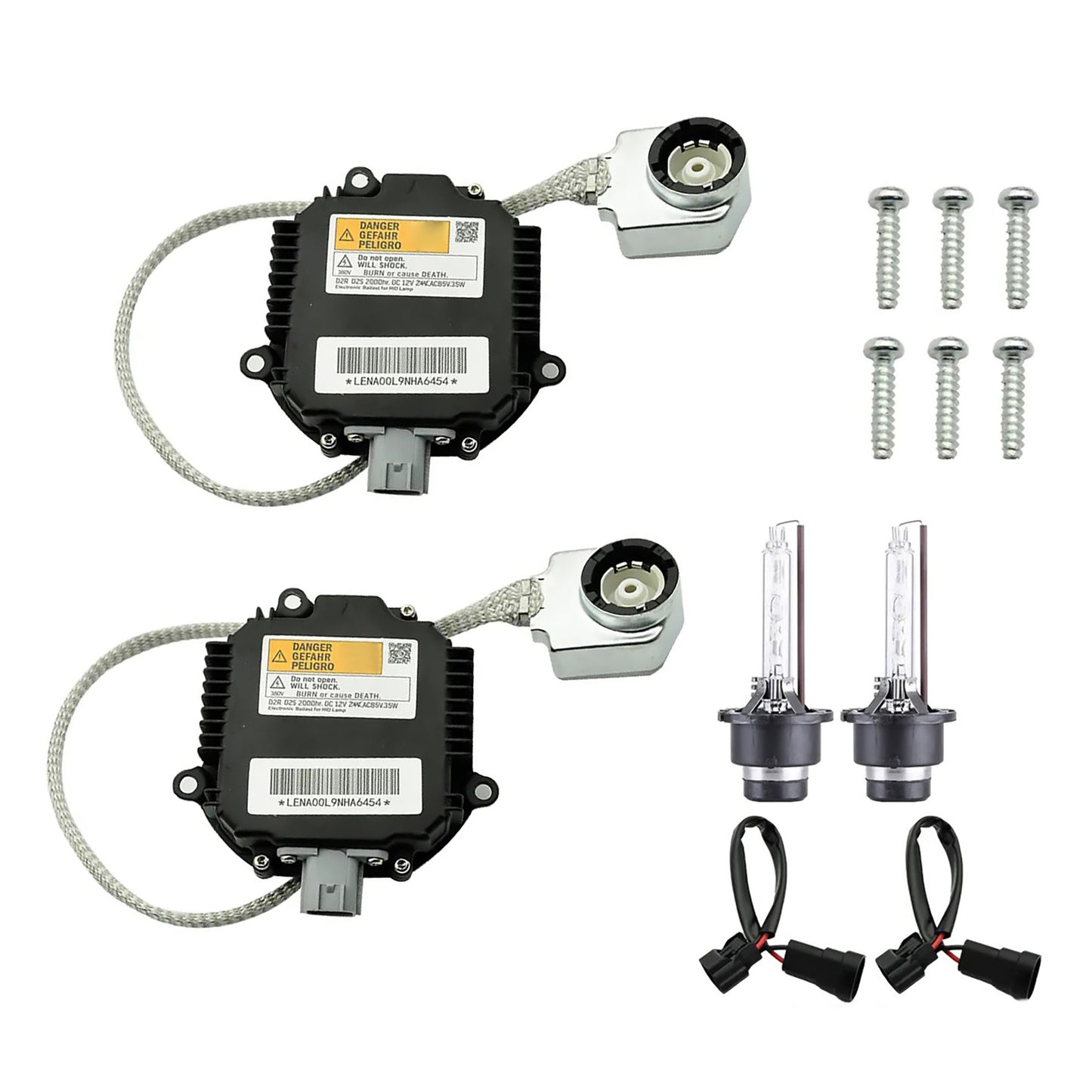 2pcs Xenon Ballast Igniter HID D2S Bulb Kit for Infiniti G35 G37 Q40 Q50