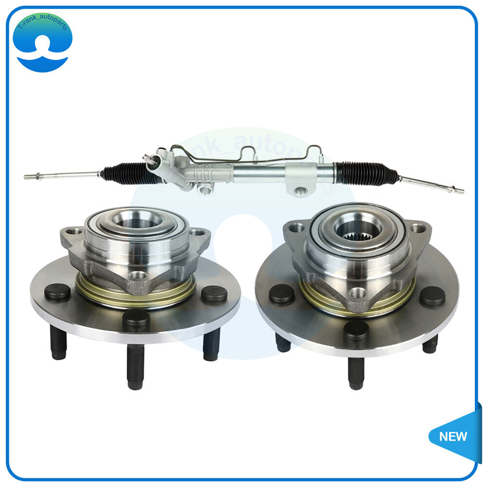 Steering Rack  2 Wheel Hub and Bearing Assembly for 2002-06 for Dodge for Ram 1500 2WD