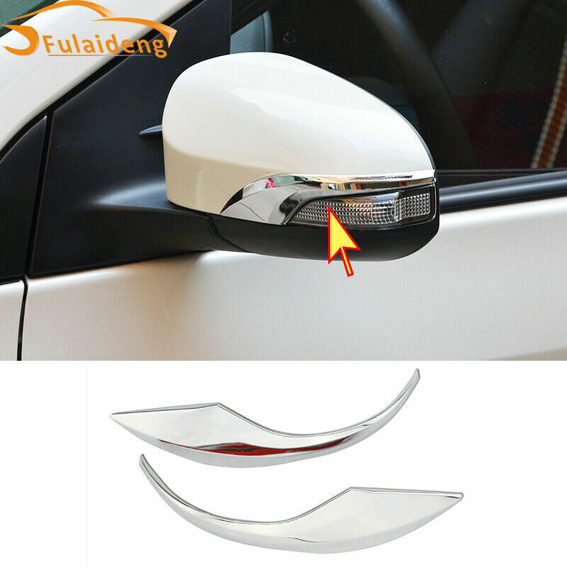 for Toyota for Corolla 2014-2018 Chrome Car Rearview Side Mirror Decorate Cover Trim