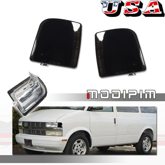 Smoke side marker signal parking light set for 95-05 Safari Van- v