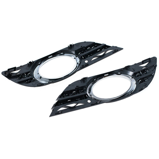 2-Piece Front Fog Light Grille Cover Trim for 2007-2009 for Mercedes-Benz E-Class W211