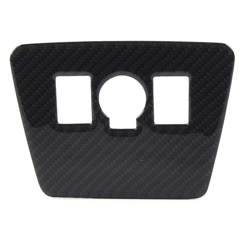 for Toyota Prius 2012-15 Carbon Fiber Black Power Output Button Panel Cover Trim