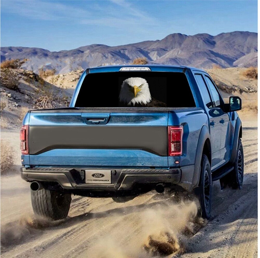 45cm 135cm Car Graphic Tint Decal Rear Window Film Sticker Truck For SUV for Eagle