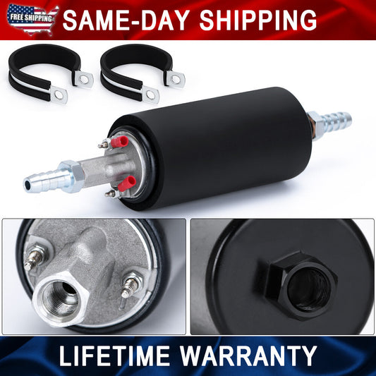 Wal 255LPH Inline LS Swap High Pressure EFI Fuel Pump w/ Install Kit GSL392