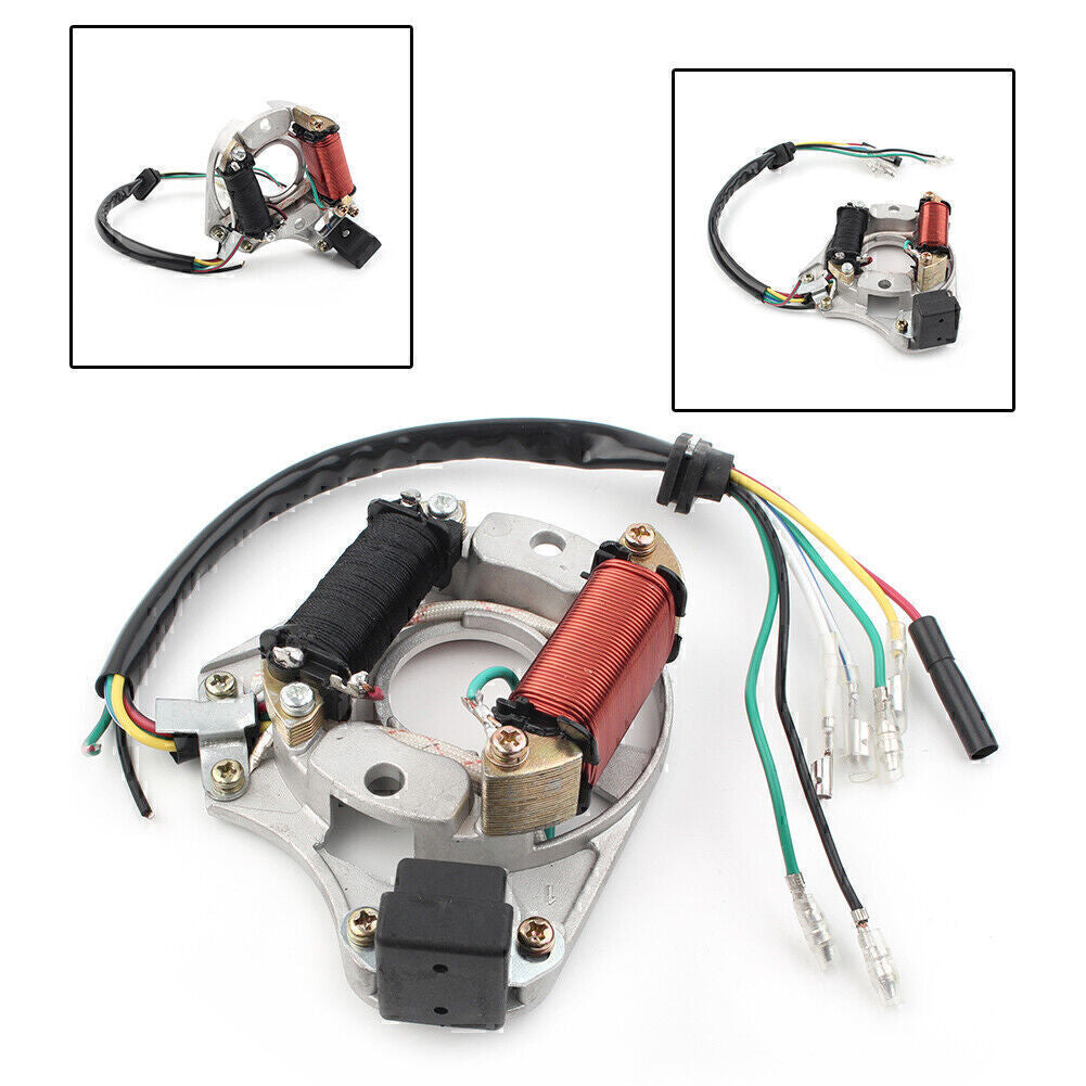 For 50 70 90cc 110cc ATV Quad Taotao Coolster Qiye Chinese Stator Magneto 2 Coil