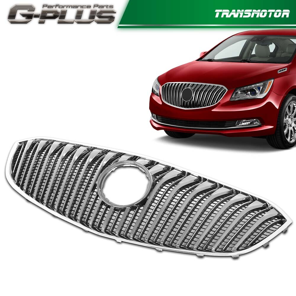 Front Bumper Grille Upper Grille for CHRome Fits for Buick LaCrosse 2014 - 2016 New - v