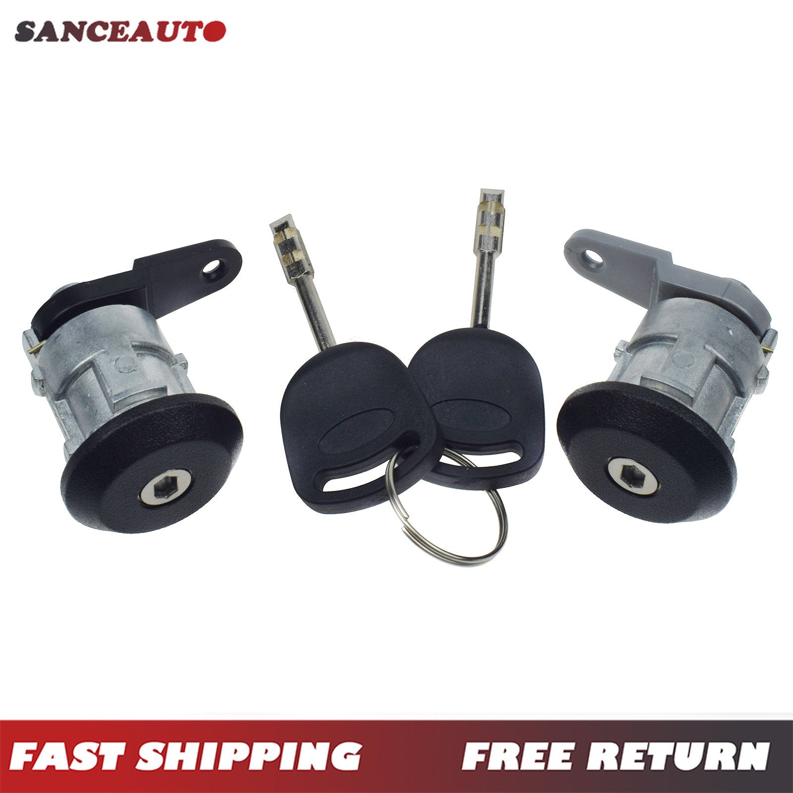 Front door lock cylinder LH right-hand grip locking cylinder key for Courier Fiesta KA- n