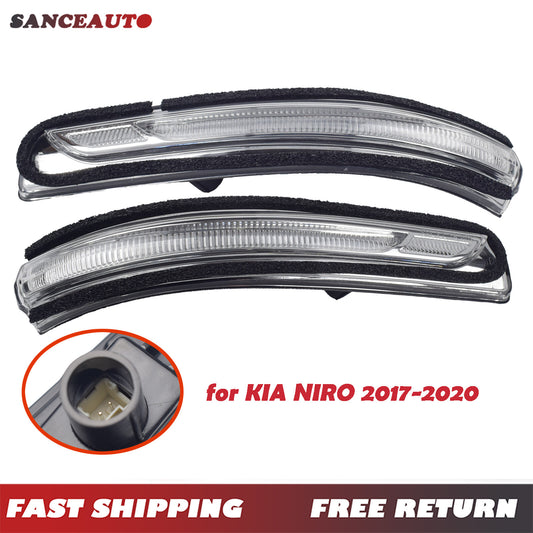 Front left LED turn signal side mirror repeater light for Kia Niro 17-20 n
