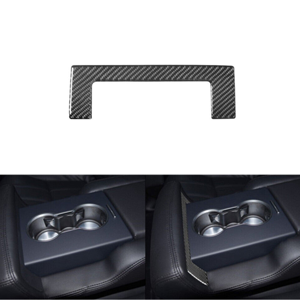 Carbon Fiber Automatic Gear Shift Panel Cover Trim For Hilux 2015-2021 v