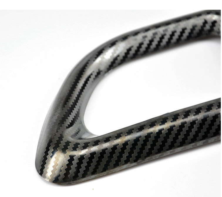 for Honda Accord 18-20 Carbon Fiber Style Rear Cylinder Exhaust Pipe Cover Tri