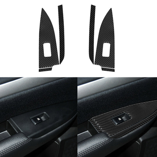 Red Carbon Fiber Below Climate Control Cover Trim for Acura TSX Type B 2009-2014 v