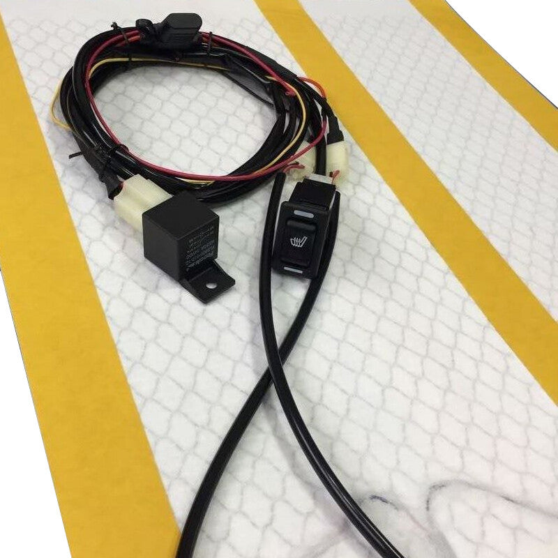 Universal Carbon Fiber Seats Heated for Seat Heater Kit Car Cushion DC 12V Q