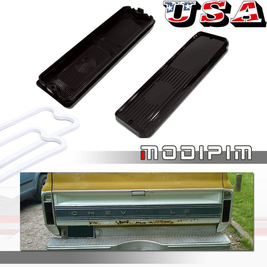 Tail Light Tail Light Lens with Washer Smoke Kit for 67-72 for GMC Truck Blazer - v
