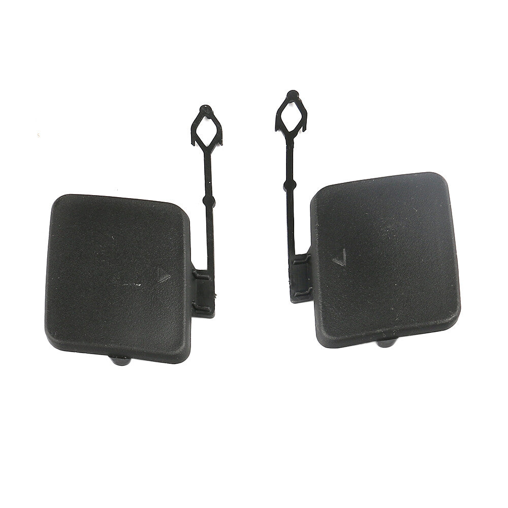 2x Rear Left  Right Bumper Tow Hook Cover for 2006-2009 for BMW for X5 E70 Unpainted Q