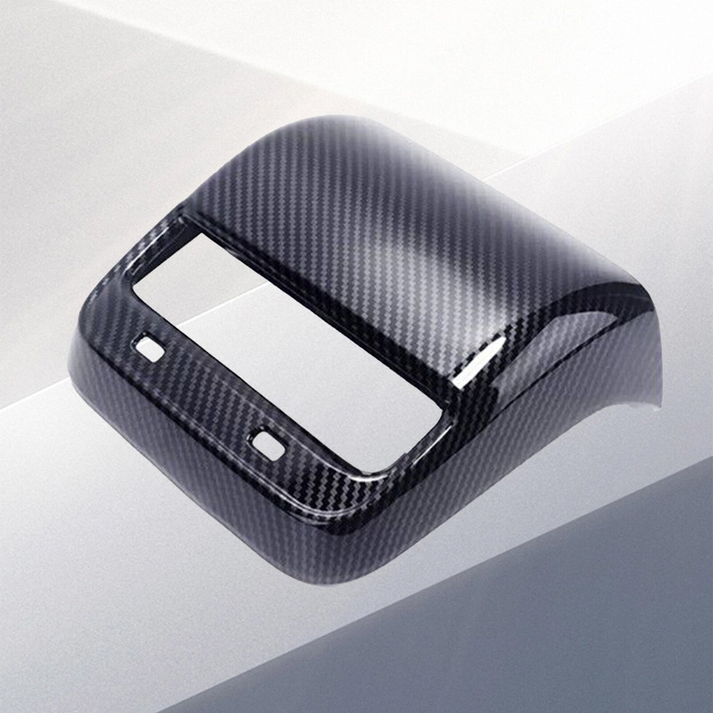 Matte Carbon Fiber Style Rear Vent Cover Decoration for Model 3/Y n