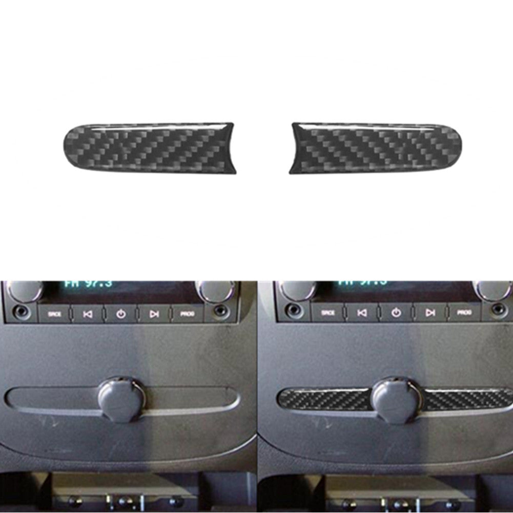 Carbon Fiber Rear Console Strip Trim For Silverado/tahoe/ for sierra 2007-2014 Type B