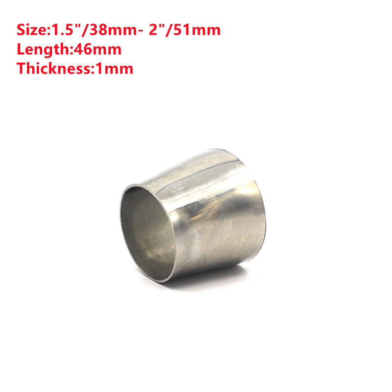 1.5'' 38mm to 2'' 51mm OD Exhaust Pipe Reducer Adapter Weldable 201SS Q