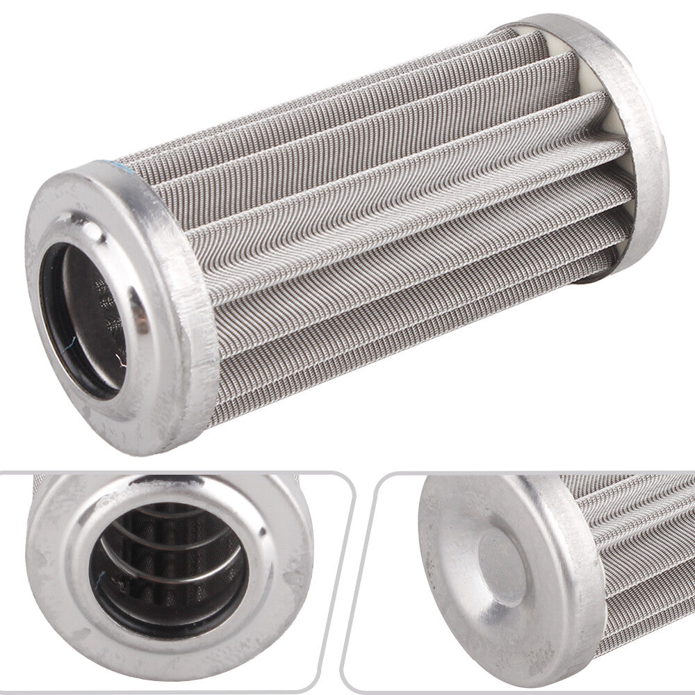 Fuel Filter 60 Micron Stainless Steel Replacement Fuel Filter Element for 44mm Q
