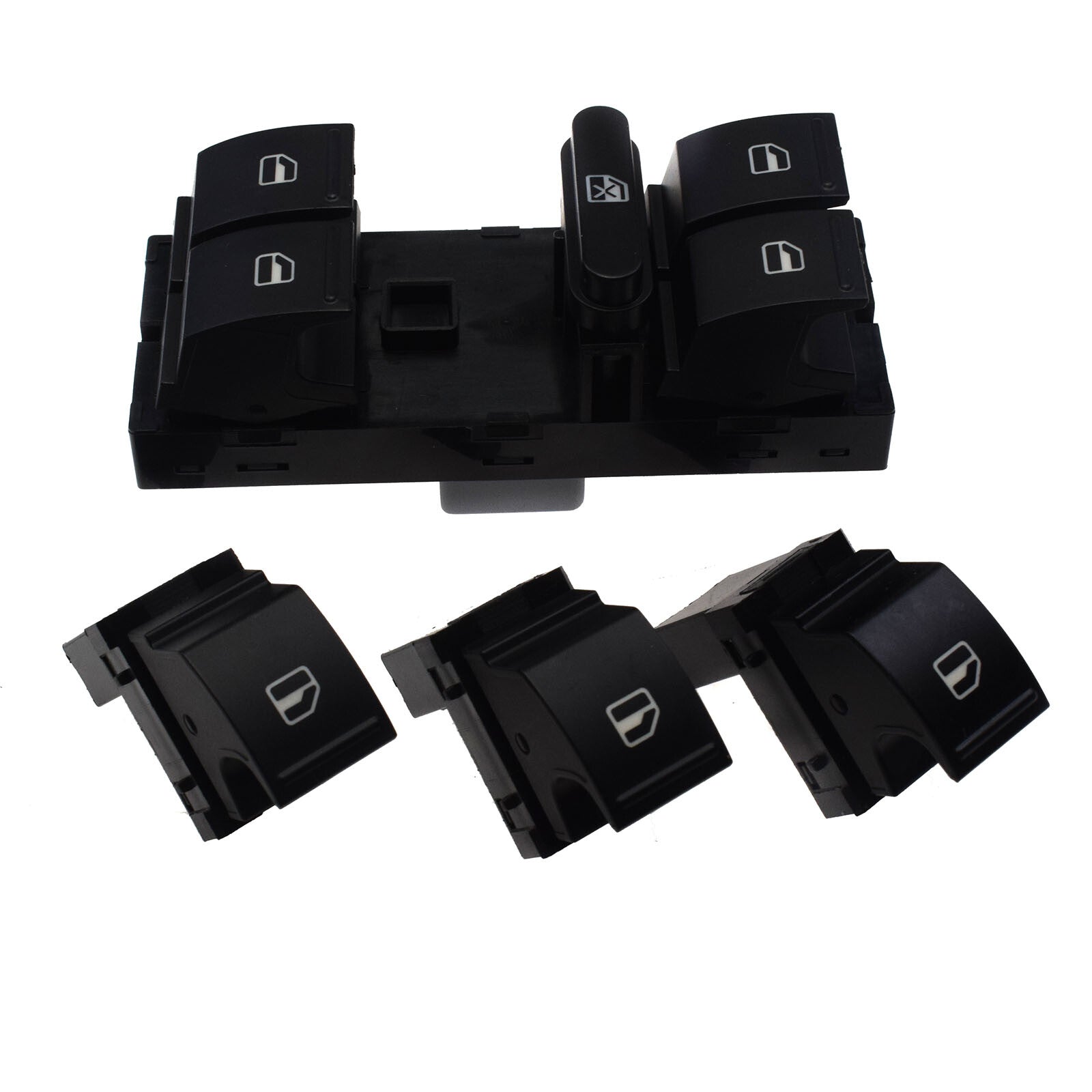 The brand new power window switch is suitable for Golf , for Jetta , and for Passat models 1K4959857B and 7L6959855B. n