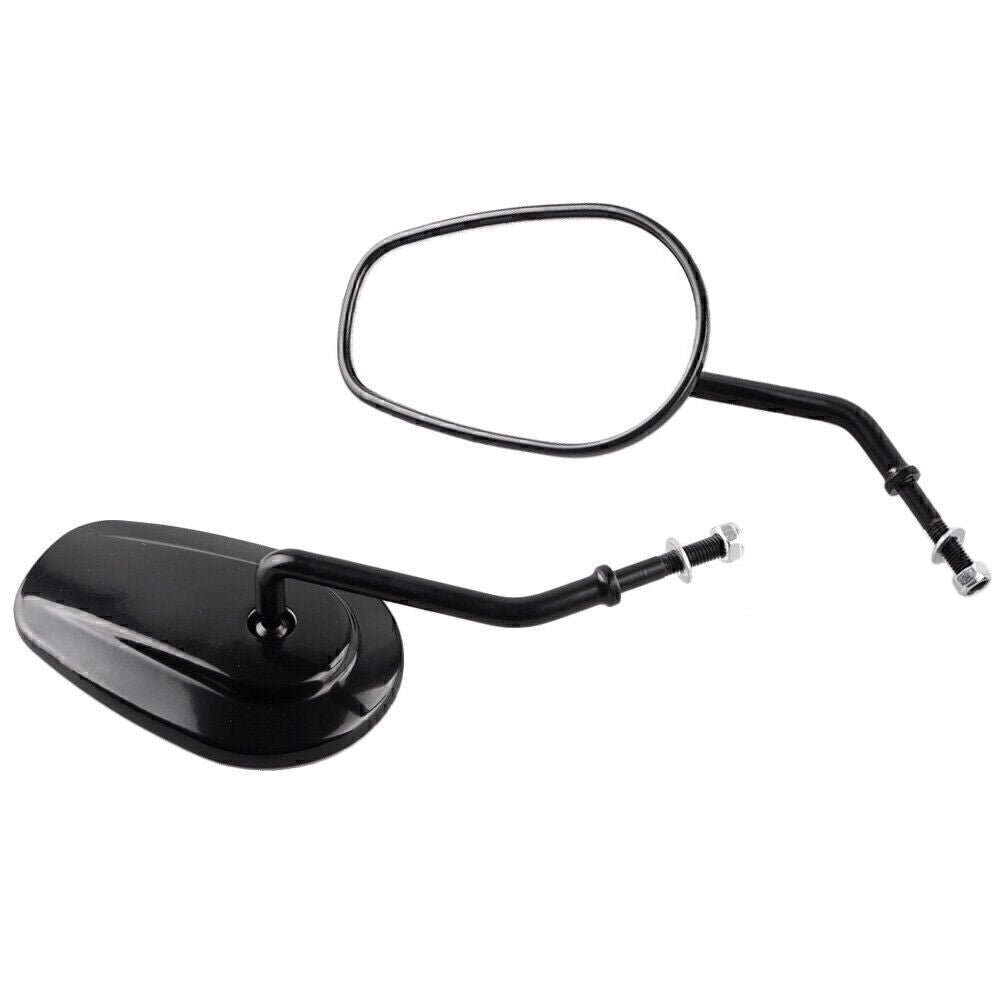 Rearview Wing Side Mirrors Fit for Harley motor Fat Boy Dyna Street Q
