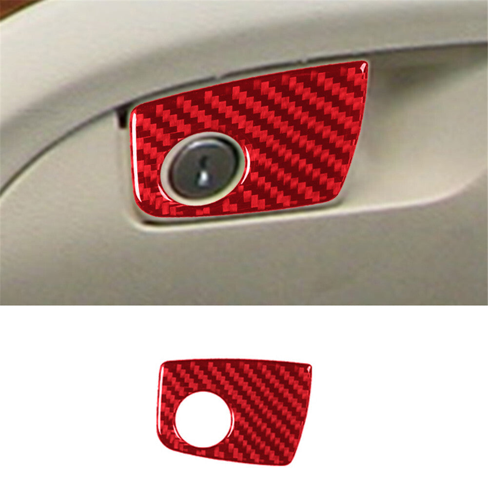 Passenger Storage Switch Panel Trim Cover Carbon Fiber for Acura TSX 2003-2008