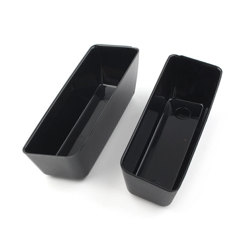 2X Front Door Handle Armrest Storage Box Tray Bin Kit  for ford  Edge 2015-2020