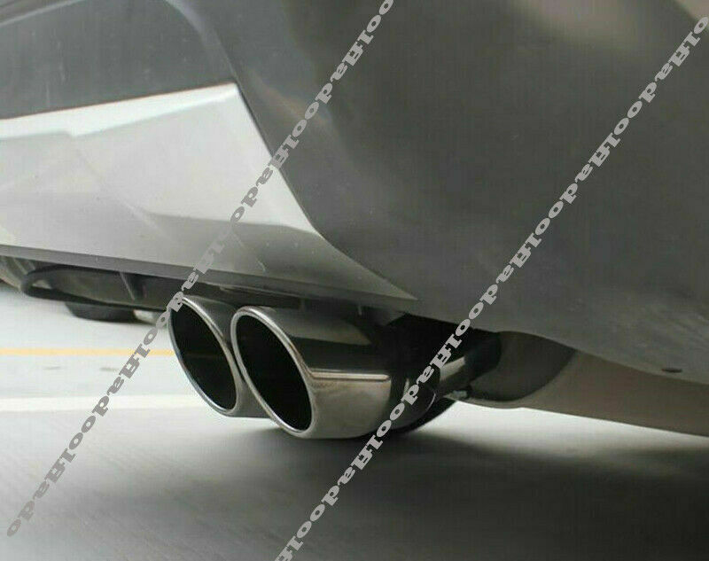 BLACK STAINLESS MUFFLER EXHAUST TIP FINISHER for TOYOTA HIGHLANDER 2020-2023