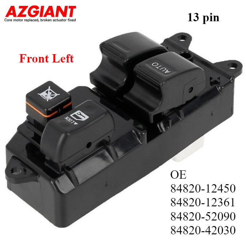 Window Switch for Toyota Yaris Echo Verso Front Left Driver Side 84820-12450