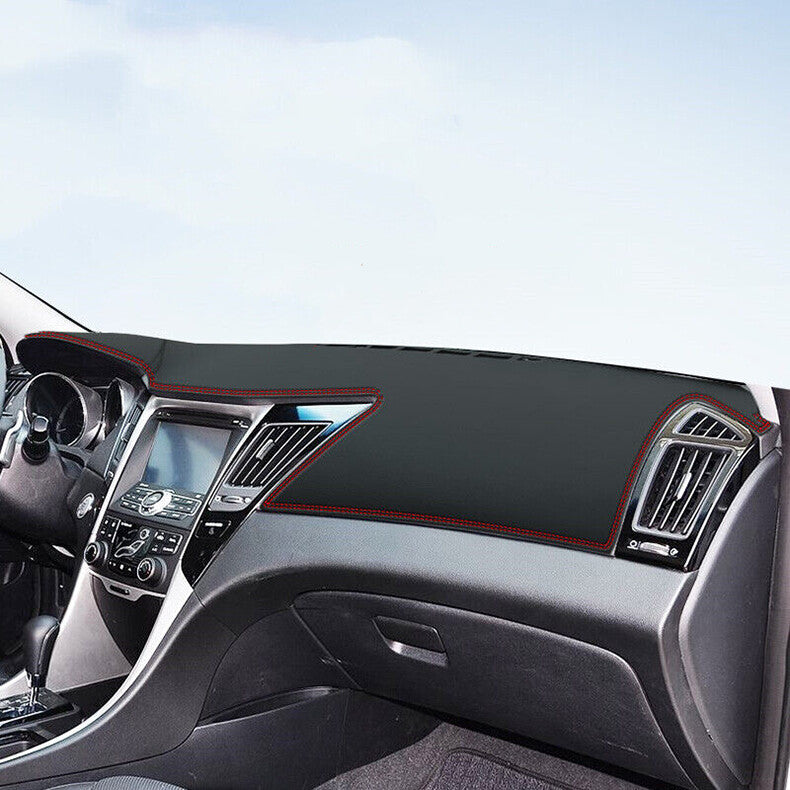 for Hyundai Sonata 2011-2014 Leather Dashboard Dash Cover Dashmat Mat Carpet pad