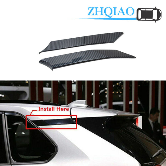ABS Rear Door Window C Pillar Post Molding Cover Trim for Toyota RAV4 2019-2020