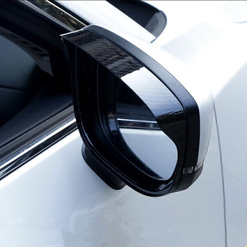 for Mazda CX-5 2017-24 Carbon Fiber Side Rear View Mirror Frame Molding Trim 2X