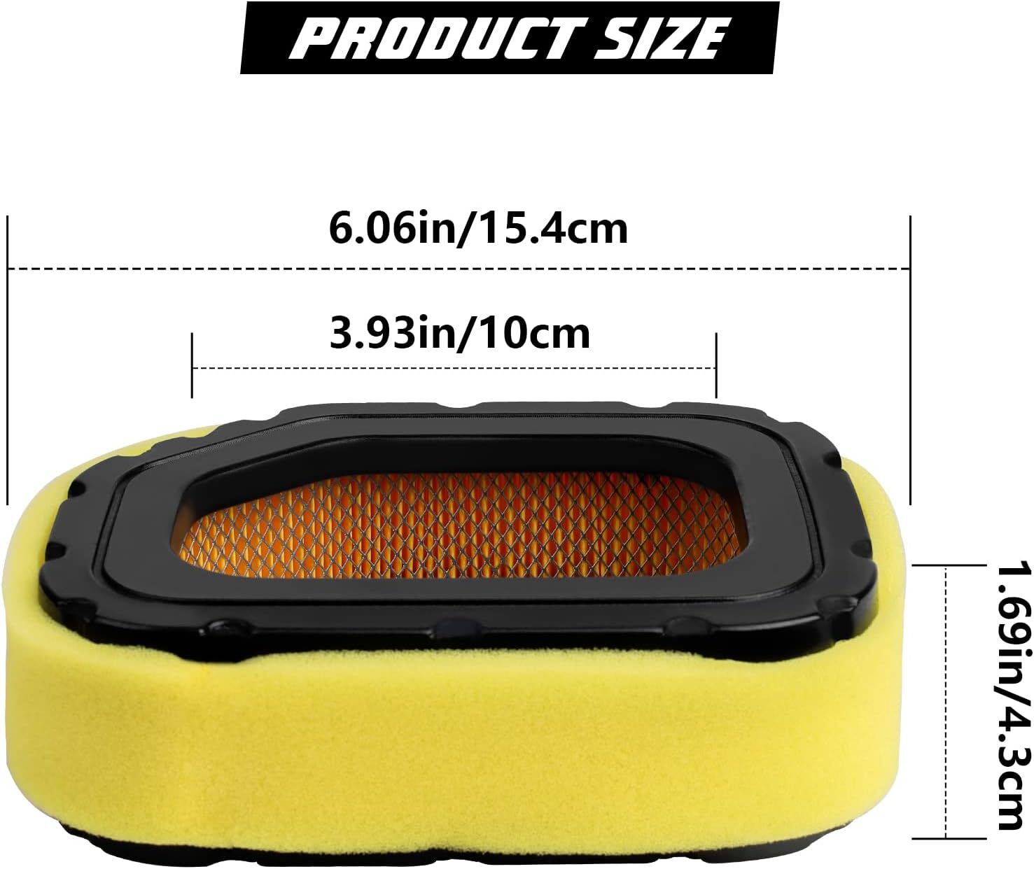 Air Filter for Cub Cadet MTD Toro 98019 Craftsman 33180 Johndeere MIU11943