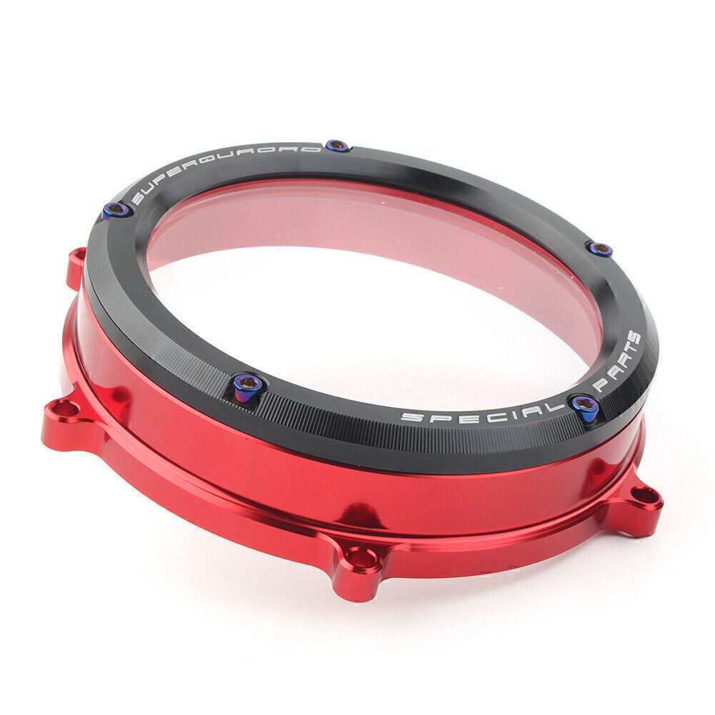 Clutch Cover Protector Guard Red for Ducati Panigale 1199 1299 959 R S 2012-2020