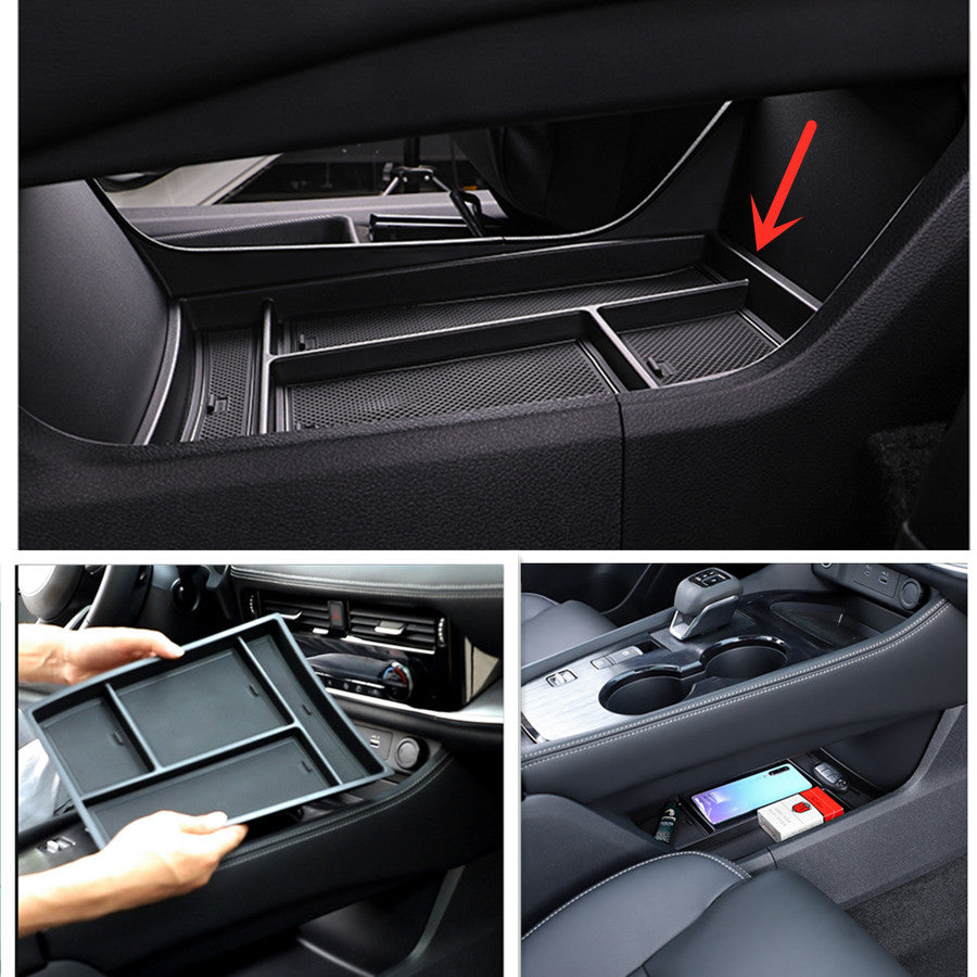 Gear Shift Box Panel Storage Box Fit for Rogue 2021-2023 VC Trim Cover v