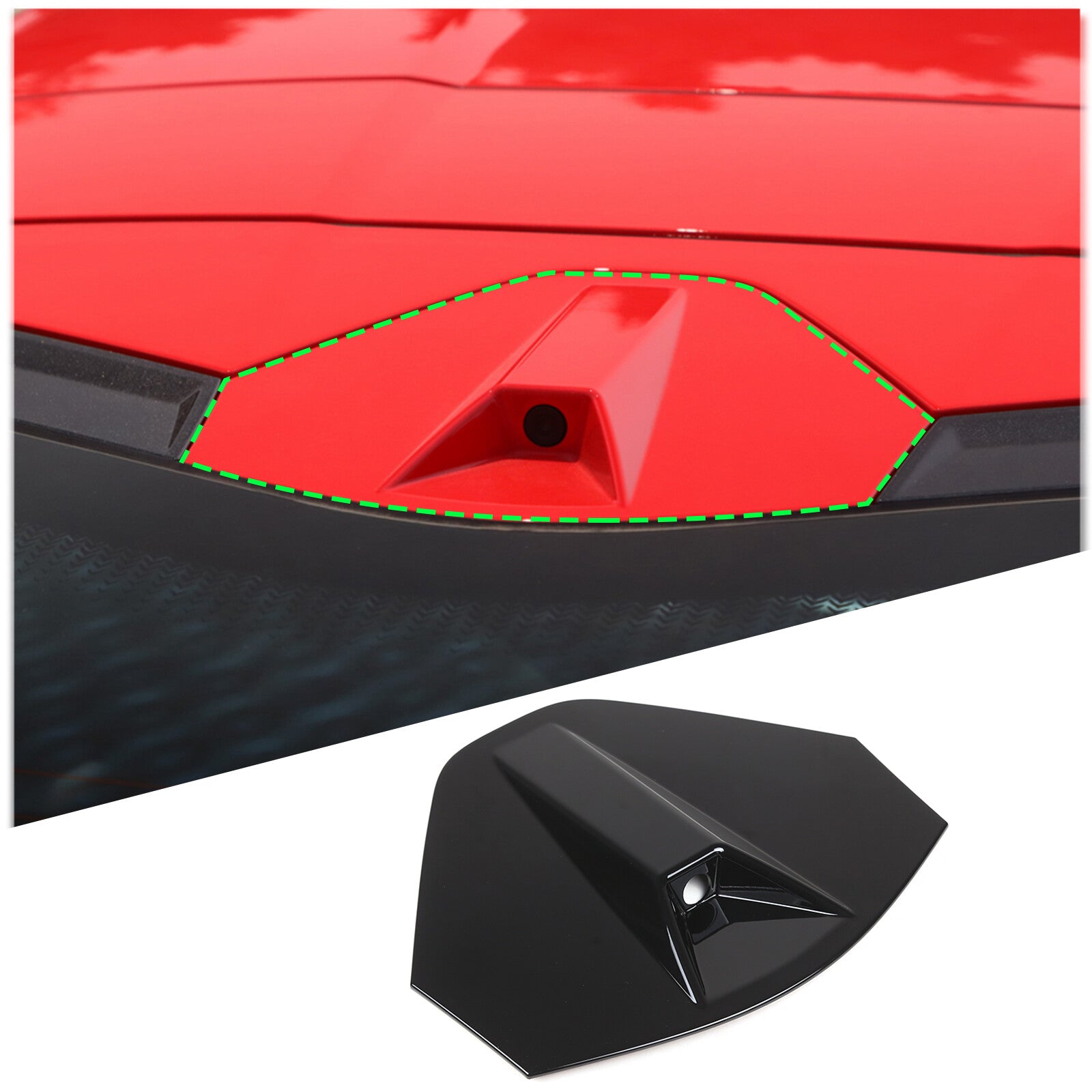 ABS carbon fiber interior door handle cup cover trim for Mercedes-Benz G-Class W463 07-10